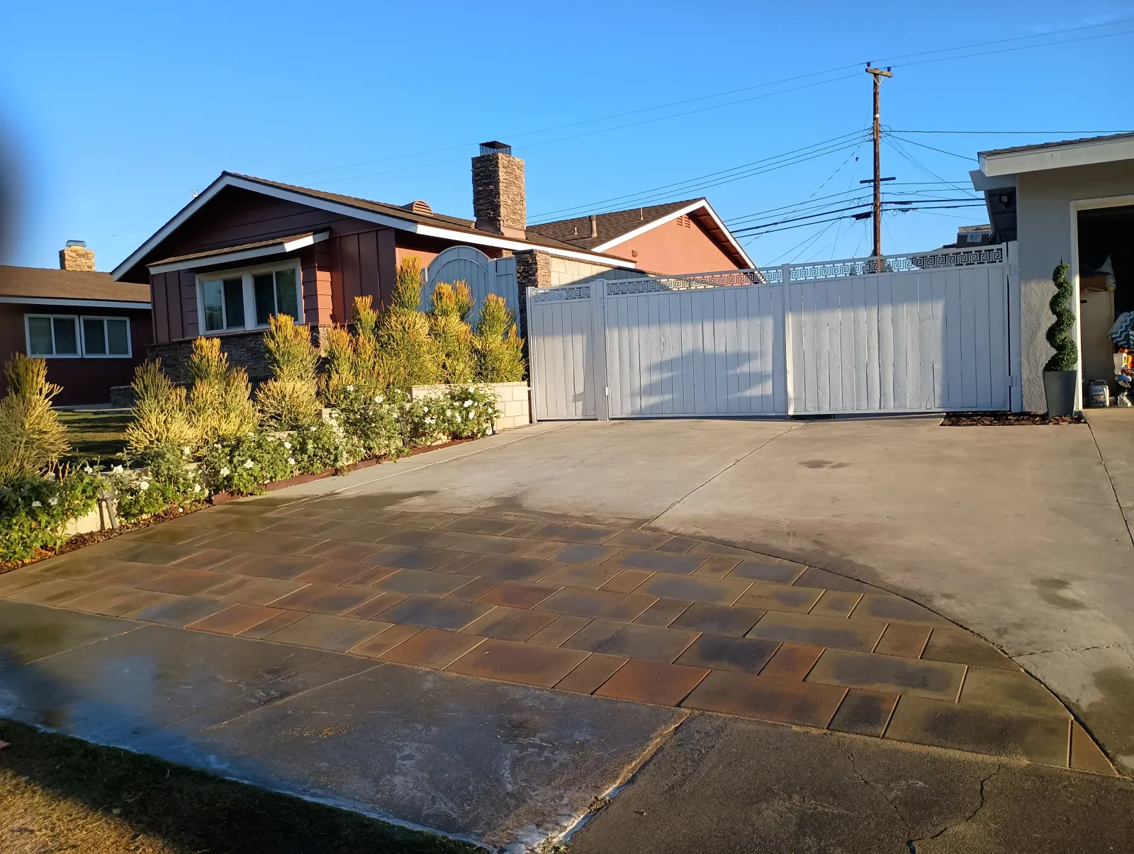 Los Alamitos Paver Driveway Installation Case Study project